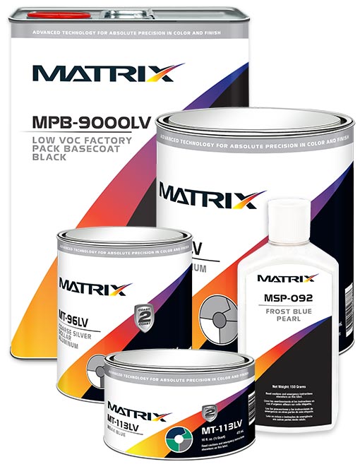 Matrix Auto Paint Color Chart